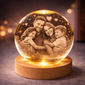 Personalized 3D Crystal Photo Engraving – Custom Keepsake Gift