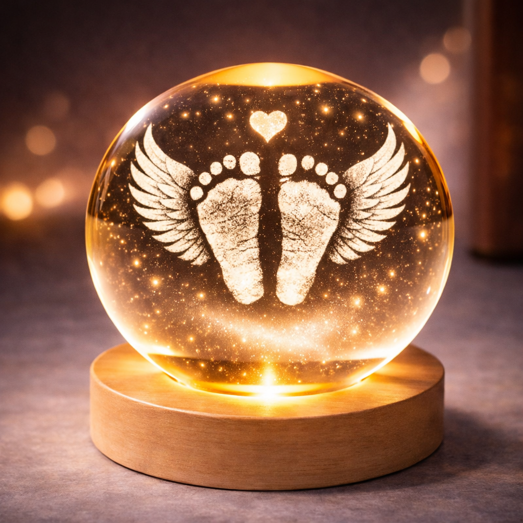 Personalized 3D Crystal Photo Engraving – Custom Keepsake Gift