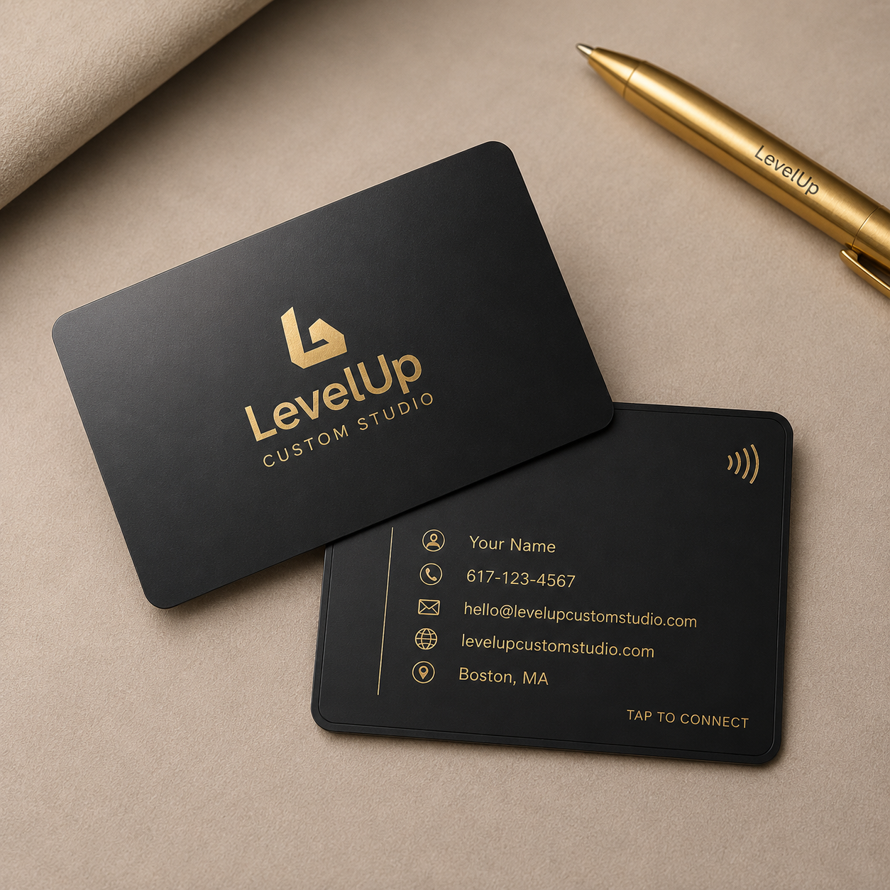 Custom Laser Engraved NFC Tap Card – Digital Business Card