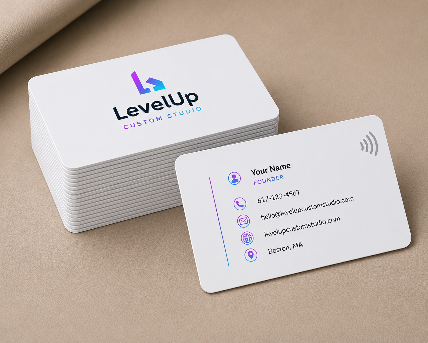 Custom NFC Tap Cards – Personalized Digital Business Cards