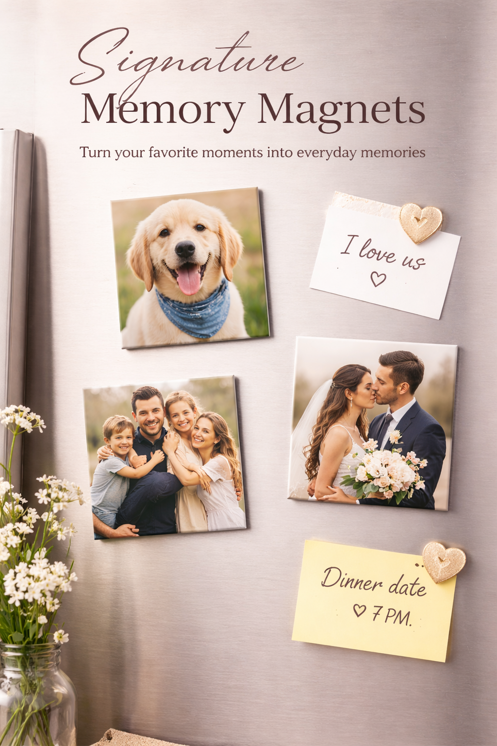 Signature Memory Magnets – Custom Photo Magnets & Personalized Keepsakes